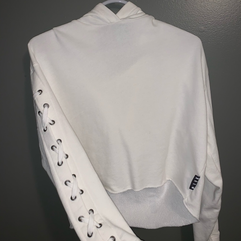 Cropped PINK hoodie